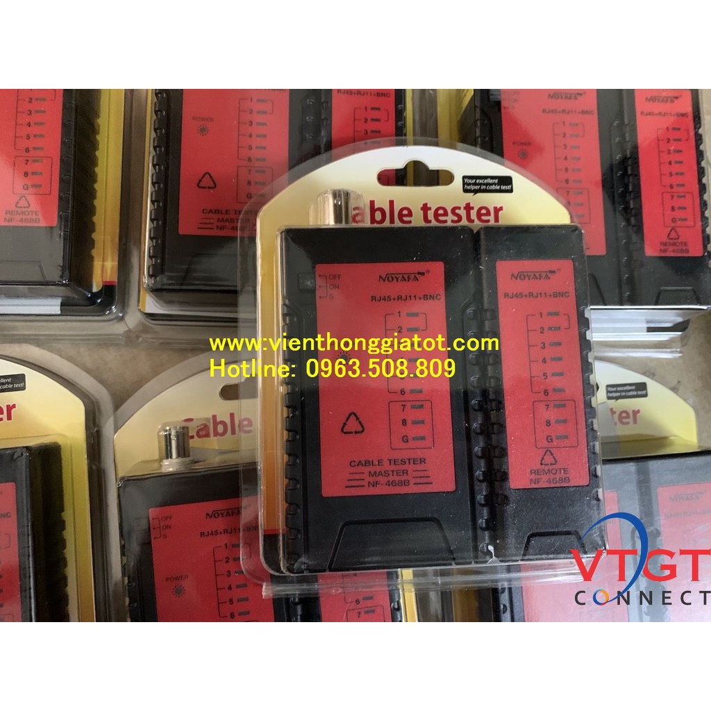 Máy Test mạng Noyafa NF-468B - Máy test mạng đa năng - bộ test cáp mạng