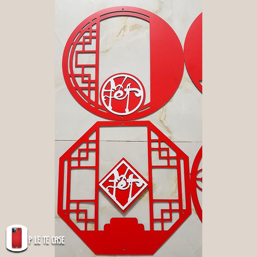Vòng treo Tết decor, Vòng trang trí xuân-40CM