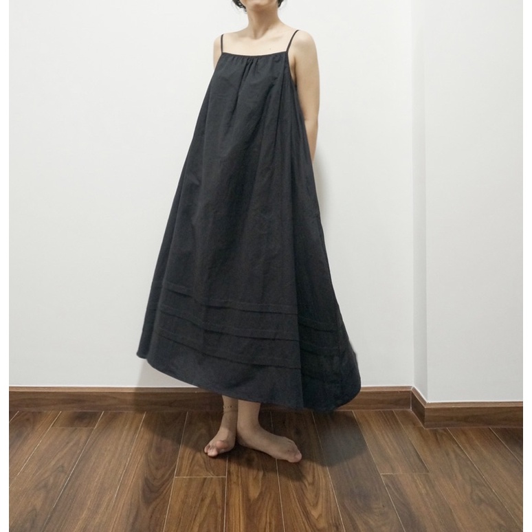 Đầm dây nhún form A