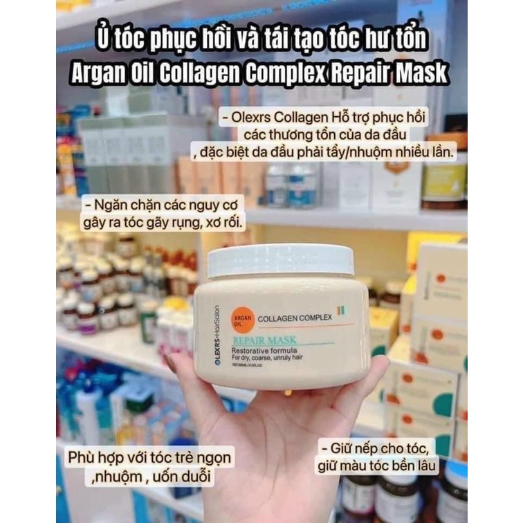 Dầu gội,xả,ủ phục hồi tóc Olexrs Hair Salon