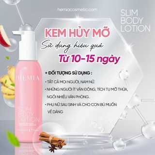 Xả lỗ nghỉ bán kem giảm mỡ bụng hemia