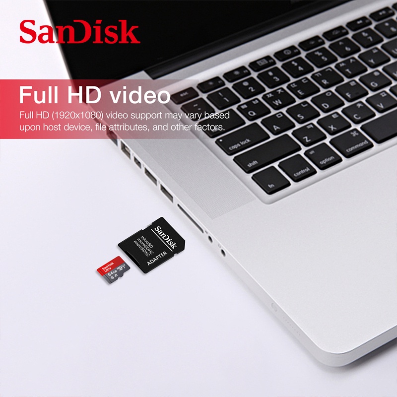 SANDISK Thẻ Nhớ Micro TF SD 32GB 64GB Class10 TF Card100% Original 128GB 256GB Max 120Mb / s | BigBuy360 - bigbuy360.vn