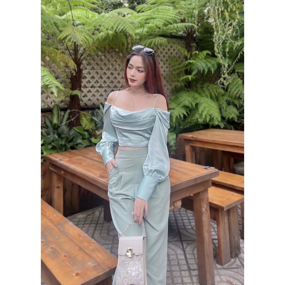 Áo xanh mint SORI Top - ELVES