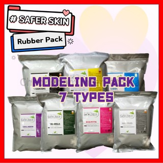Bột mặt nạ dẻo saferskin modeling mask 1kg dùng trong spa, chăm sóc da hàn quốc / than, vitamin mát mẻ, collagen sodium, ngọc trai