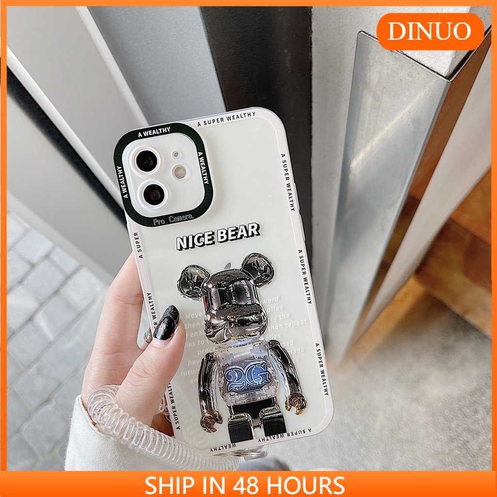 Ốp lưng iphone Ốp Điện Thoại TPU silicone Mặt Gương Thời Trang Cho iPhone 11 pro max X Xr Xs max 7 8 Plus 13 12 pro max Dinuo case