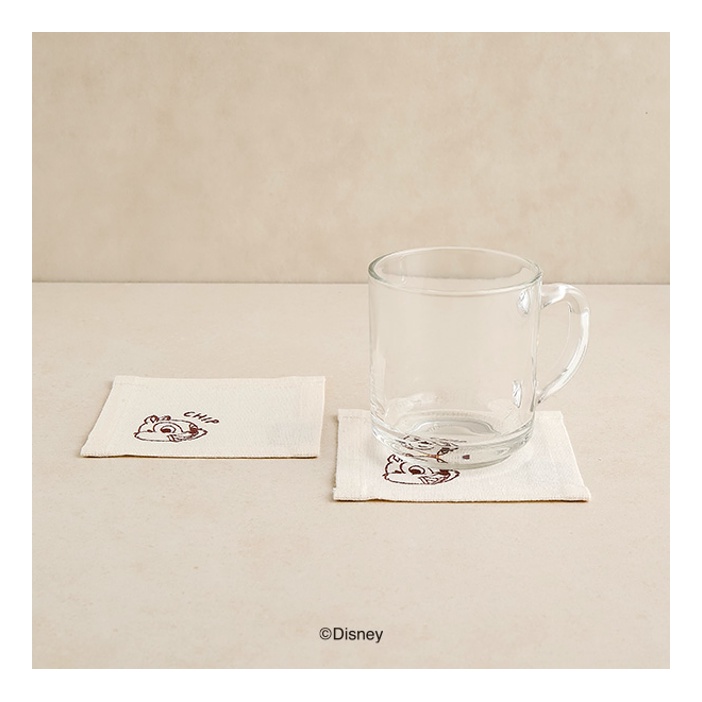 Disney Chip & Dale Cotton Coaster 2P