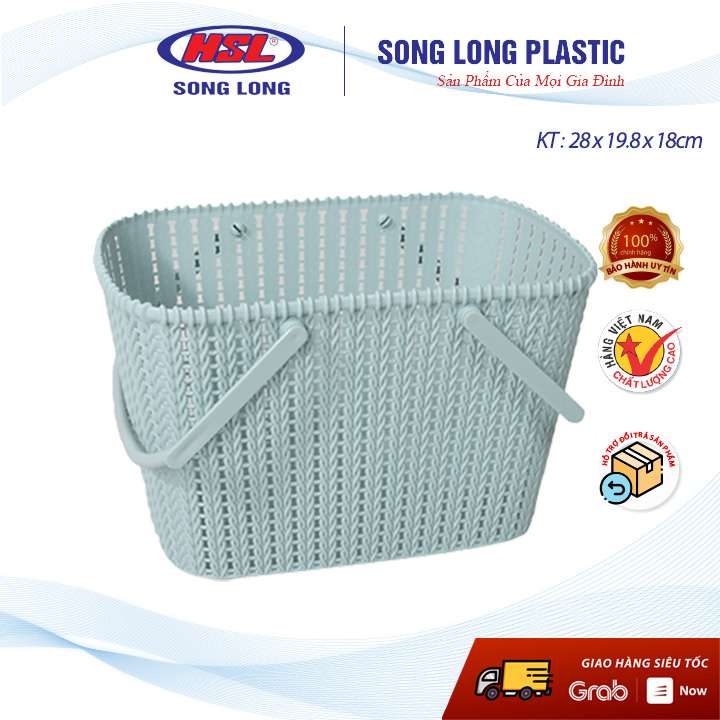 Giỏ đựng đồ đa năng có quai xách- 3069- Song Long