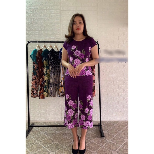 Đồ bộ trung niên nữ cho bà cho mẹ- bộ mặc nhà chất vải thun lạnh siêu mát