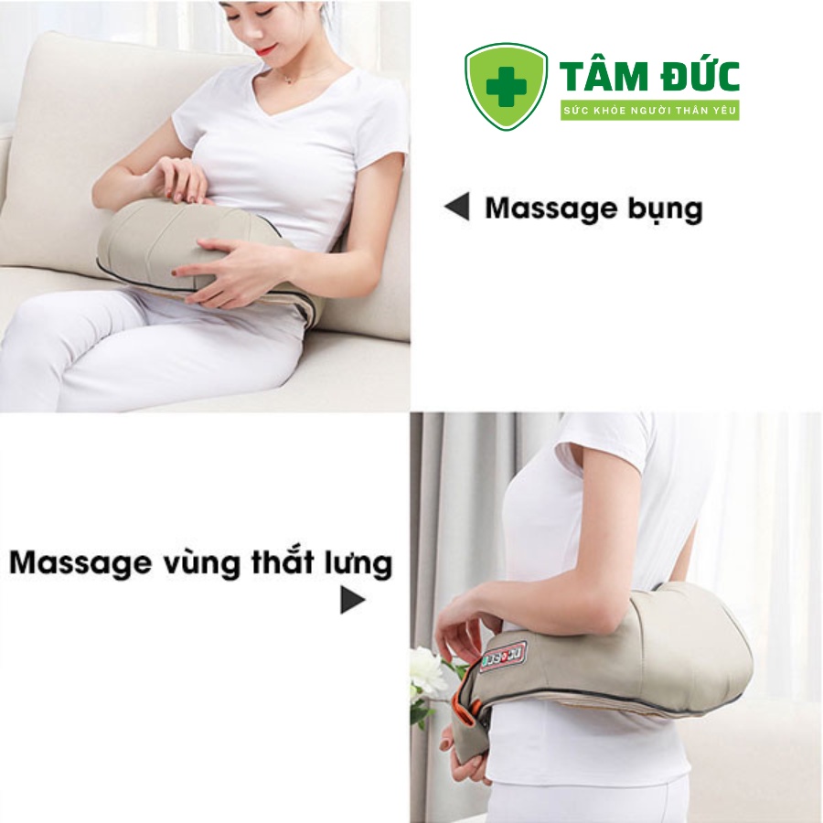 Máy Massage Cổ Vai Gáy Hồng Ngoại 6D HM-V85 , Đai mát xa đa năng, matxa vai gáy, bụng, Cổ, lưng eo, chân tay