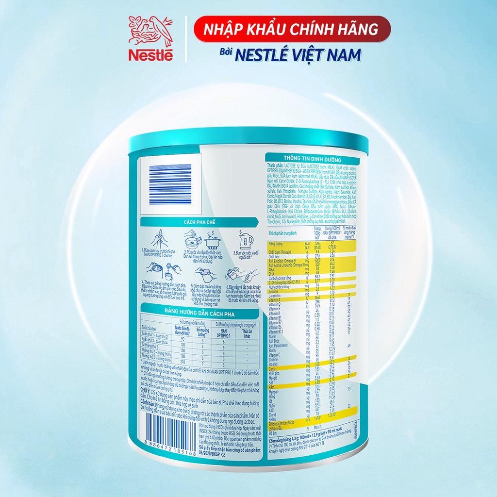 [Chính hãng] Sữa Bột Nestle NAN OPTIPRO 1 HM-O Hộp 400g Bay heo con Shop