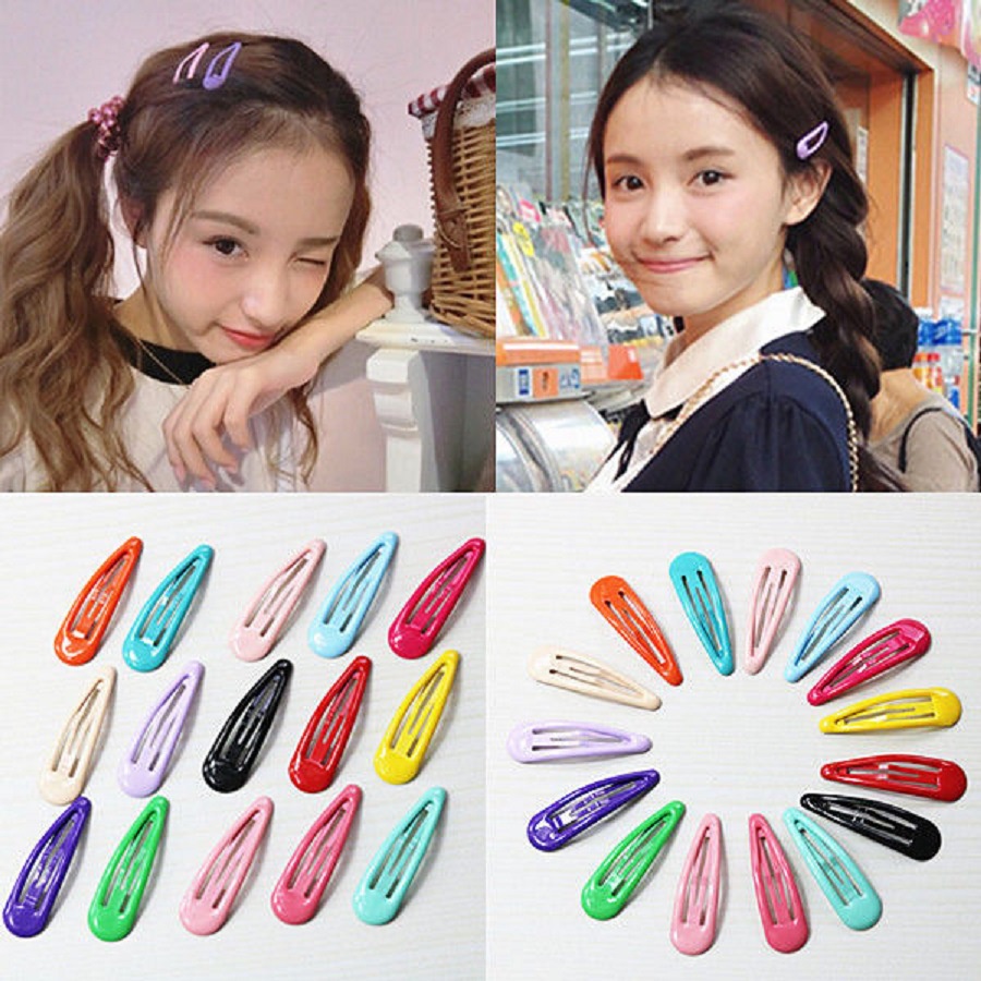 Set 5 Kẹp Tóc Màu Kẹo Ngọt Ngào Dễ Thương Phong Cách Hàn Quốc Cho Bé Gái