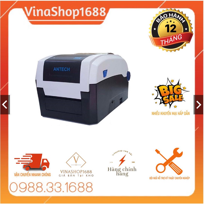 Máy in mã vạch Antech 3310E ( 300Dpi ) cao cấp