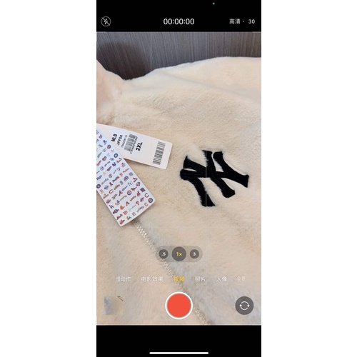 Áo Khoác Lông Thỏ MLB Logo Lưng Cao Cấp TQXK by Hallovnxk