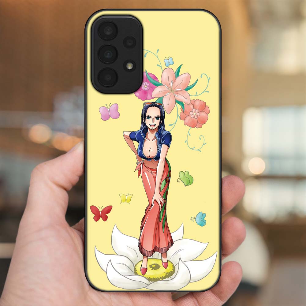 Ốp lưng Samsung A23 viền đen in hình Nico Robin One Piece Đảo Hải Tặc