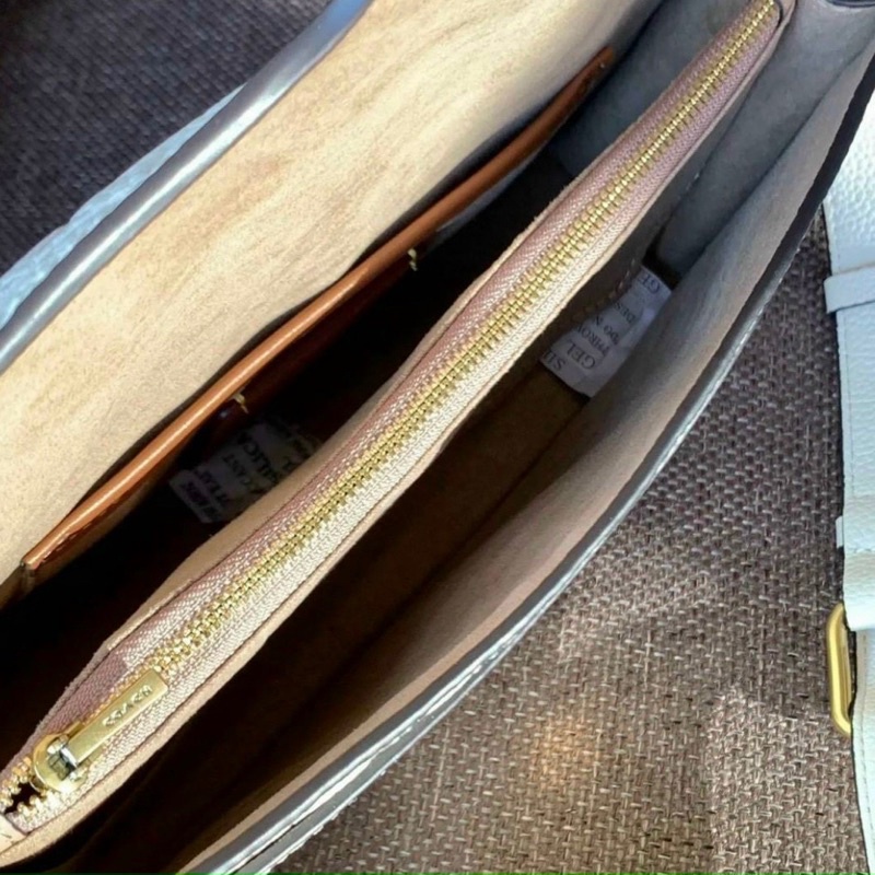 Túi đeo vai kẹp nách C0ach Tabby da vân mới siêu sang