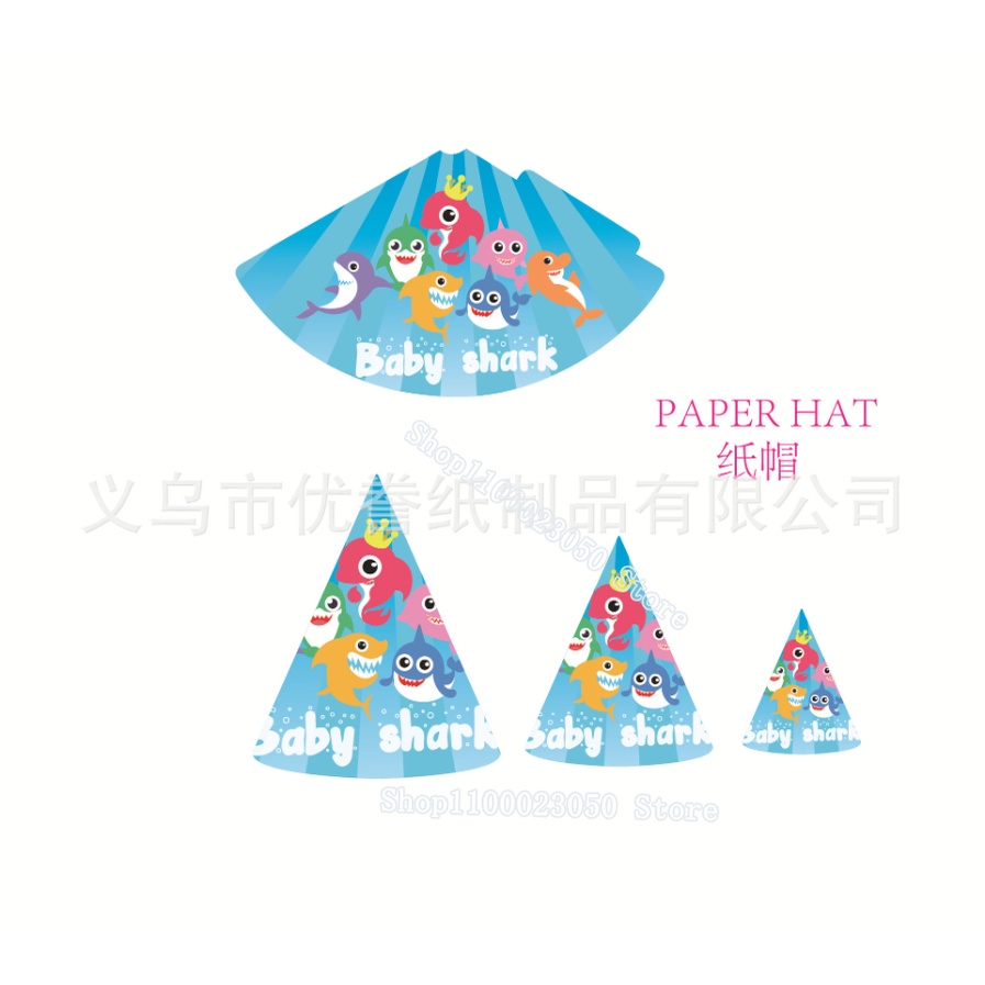 Bộ Bong Bóng Hình Cá Mập Dễ Thương Dùng Trang Trí Tiệc Sinh Nhật Cho Bé DIY