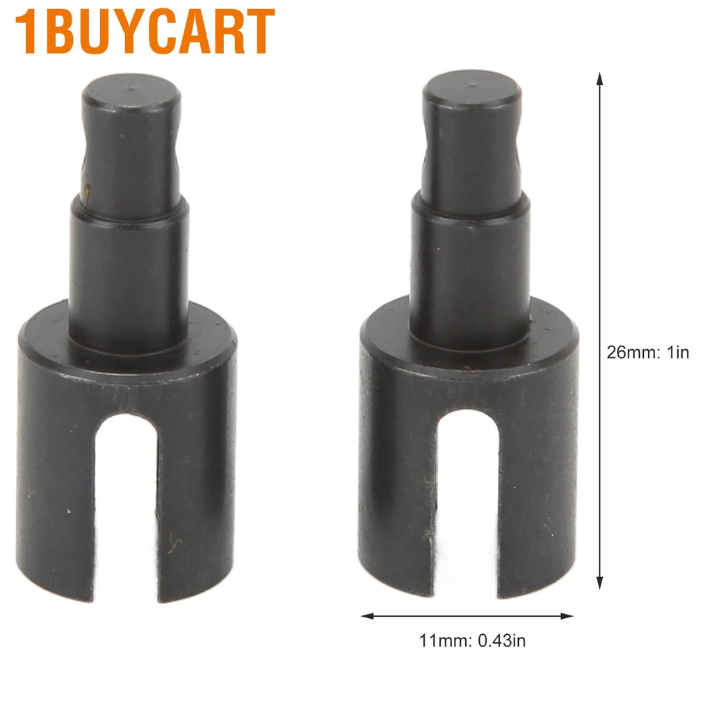 1buycart RC Front Diff Outdrive Steel Upgrade Part Differential Drive Cup for Losi Baja Rey 1/10 Car 2pcs