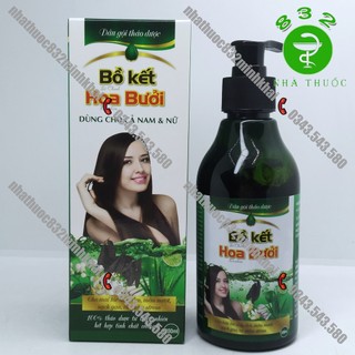 Dầu gội bồ kết hoa bưởi Việt Nhật chai 300ml