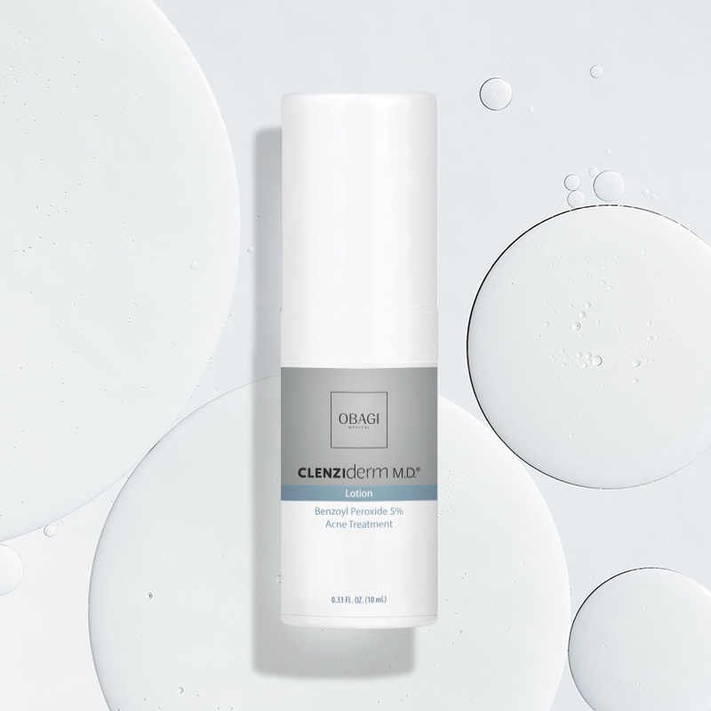Lotion chấm mụn viêm, mụn bọc Obagi CLENZIderm Therapeutic Lotion BPO 5% 10ml