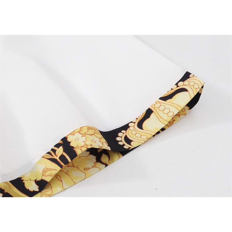 Zara Áo Sơ Mi Tay Ngắn Dáng Rộng Phối Màu Tương Phản Sáng Tạo Thời Trang Cá Tính