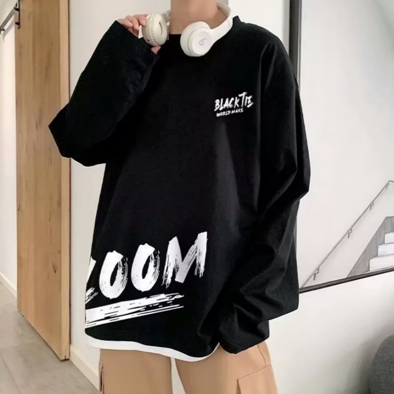 Áo Thun Tay Ngắn Cổ Tròn In Họa Tiết Hoạt Hình Phong Cách Hàn Quốc Cho Nam Và Nữ