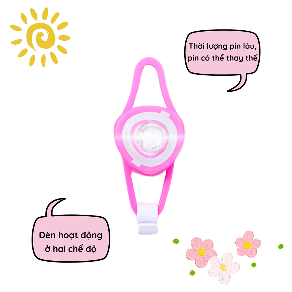 Đèn Phát Sáng Led xe trượt Globber – Hồng