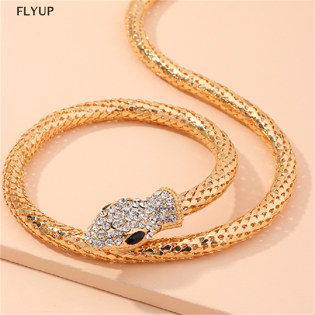 Vòng Tay Dây Xích Đính Đá Zircon Hình Rắn Phong Cách Bohemian Dễ Thương