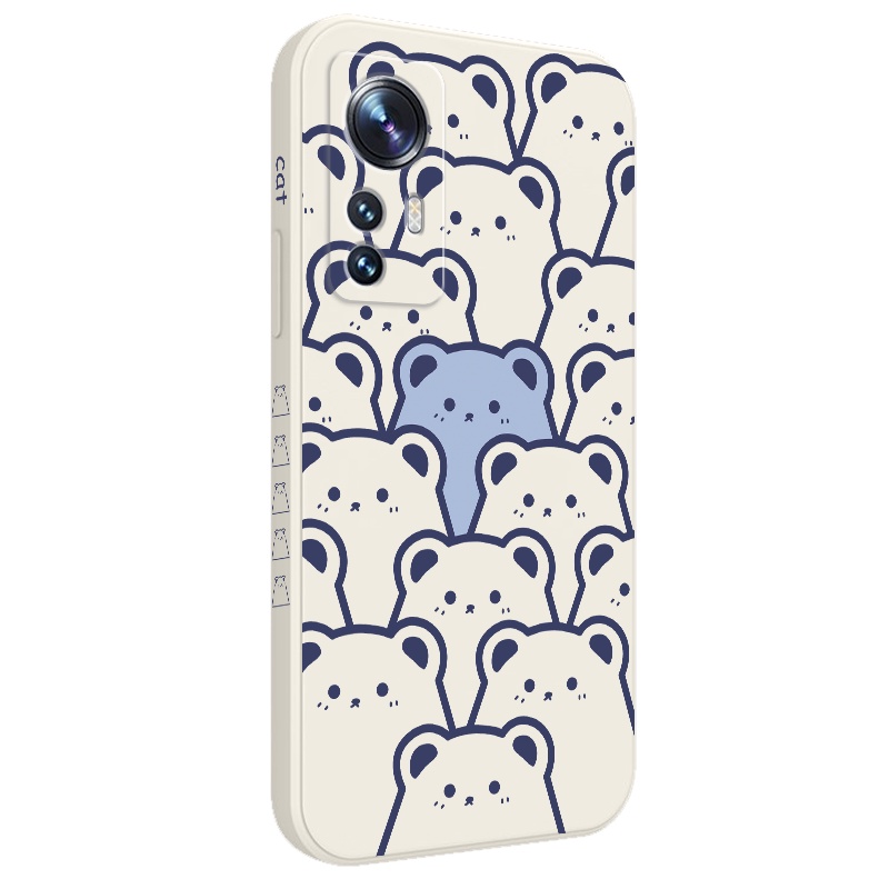 Ốp Điện Thoại Hình Gấu Sáng Tạo Cho Xiaomi Mi 12 12X 12S 11 Pro Lite Ultra 11Lite