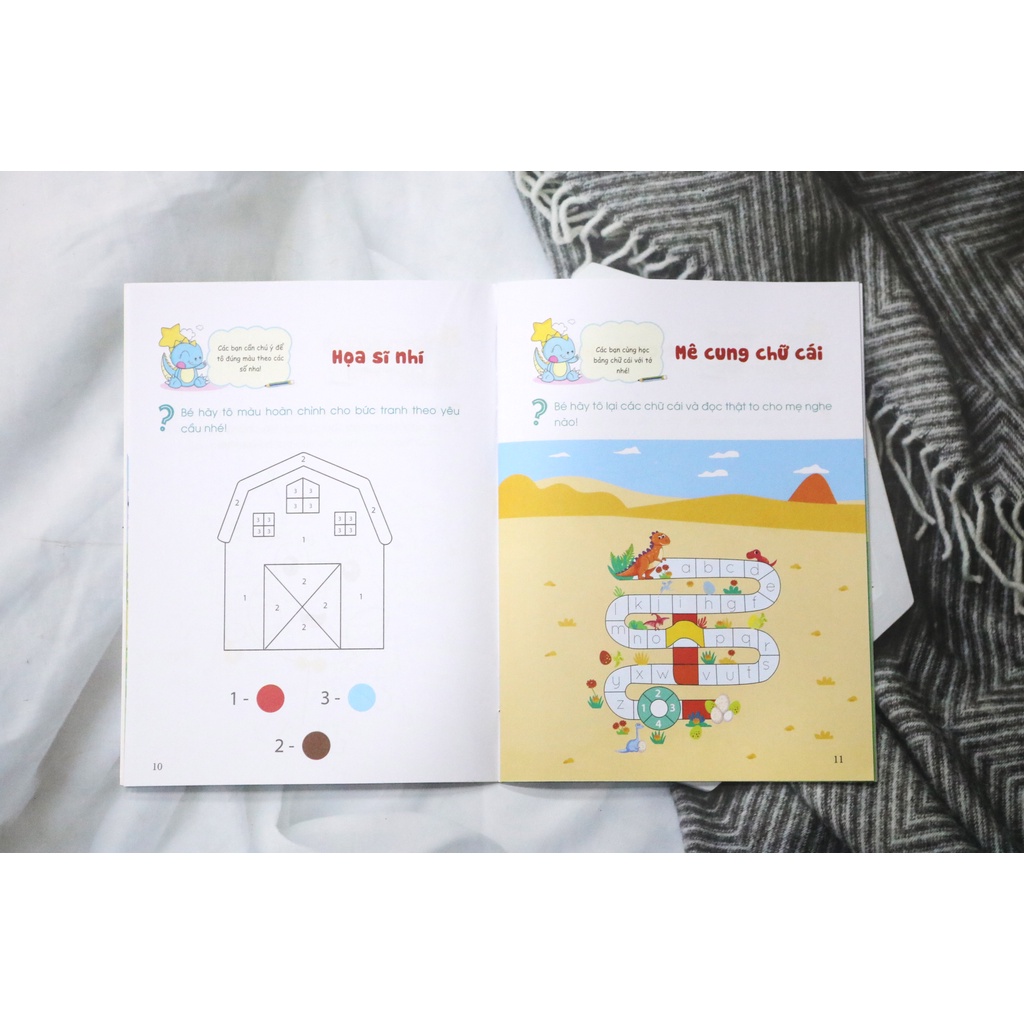 Sách - Khủng Long Tinh Nghịch - Cuốn Lẻ Giúp Bé Phát Triển Khả Năng Chú Ý và Tập Trung