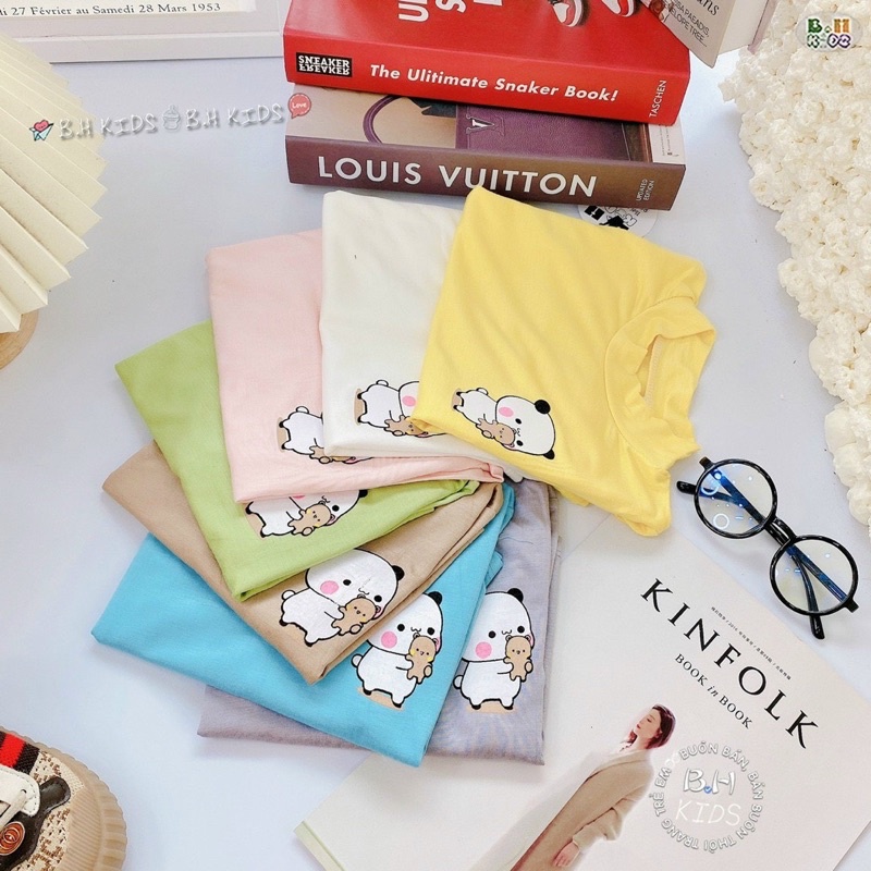 ÁO THUN LẠNH CỔ 3 PHÂN CHO BÉ YÊU