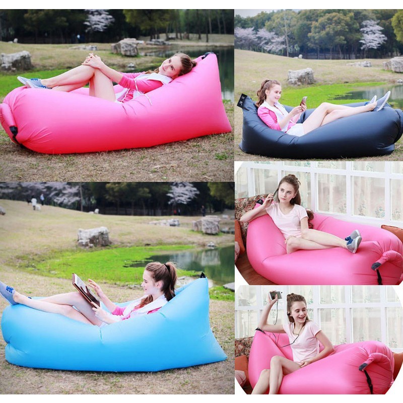 Ghế hơi du lịch gấp gọn tự động thổi phồng