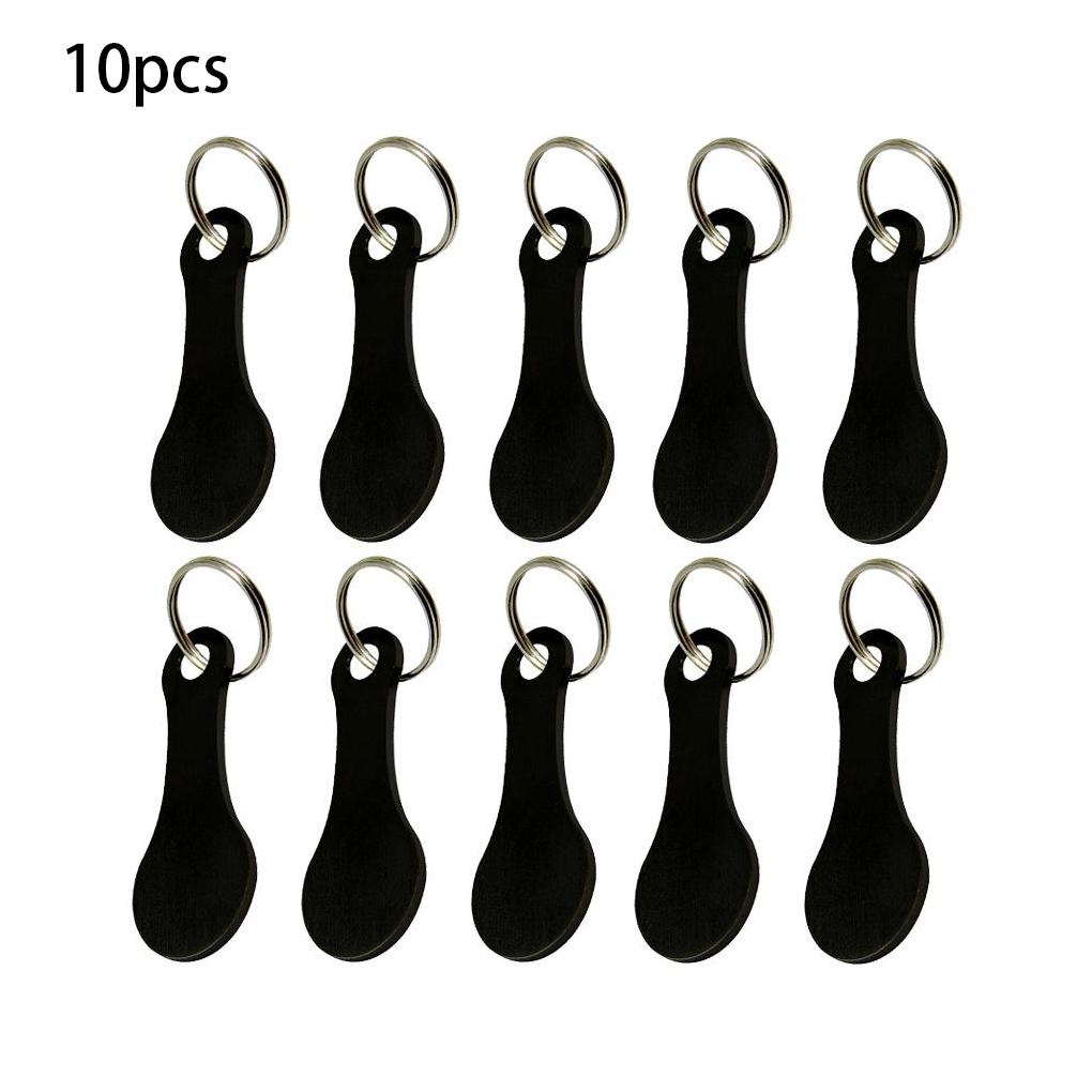 10 Móc Khóa Kim Loại Thời Trang Bằng Thép Không Gỉ