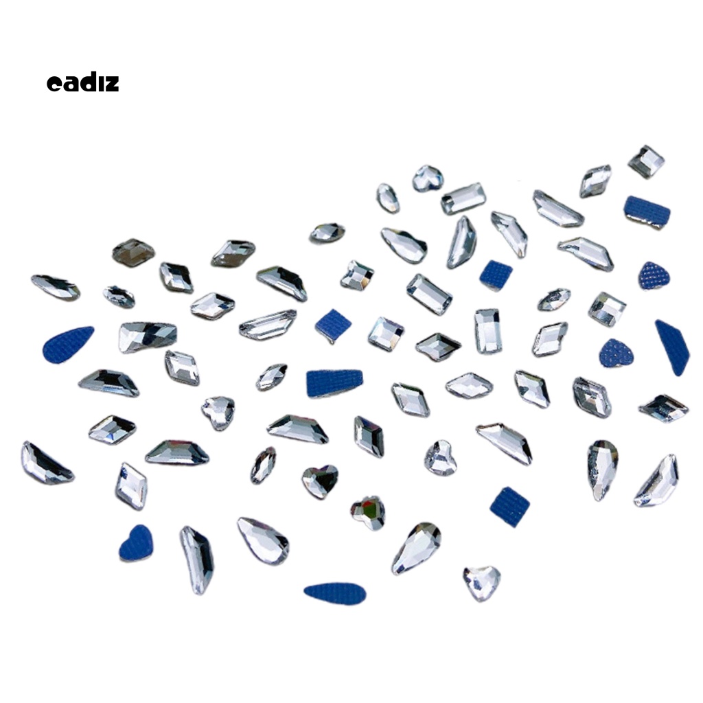 1 Gói Nhãn Dán Trang Trí Móng Tay Nghệ Thuật Pha Lê Nhân Tạo Ba Chiều CADI