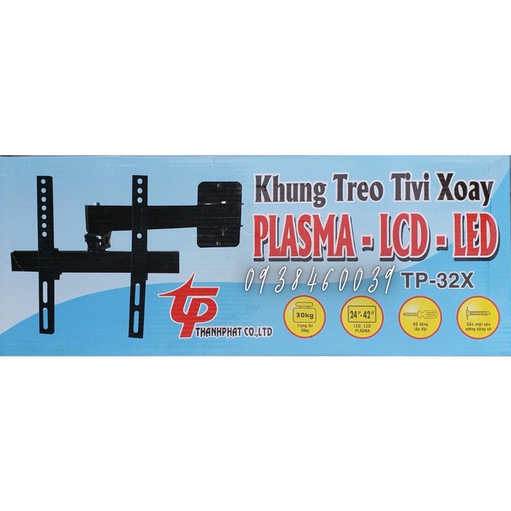 Giá treo  Tivi sát tường-nghiêng-xoay 24"-65"