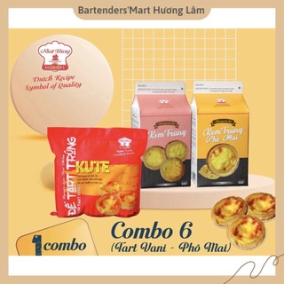 Combo Tart Trứng Kute Và Kem Trứng Vani – Phô Mai(Combo 6)