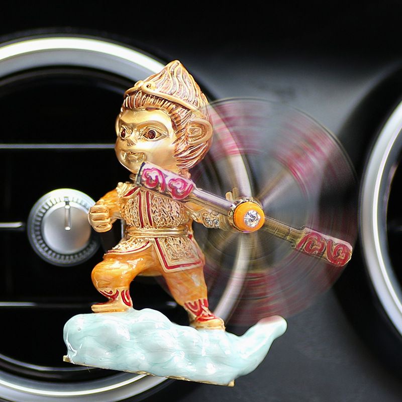 Tượng Tôn Ngộ Không cưỡi mây gắn cửa gió điều hòa - nước hoa, sáp thơm, khử mùi xe ô tô xe hơi cao cấp