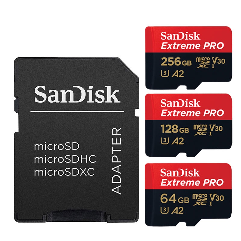 Sandisk Thẻ Nhớ micro sd Class 10 u3 a2 max.170mb / s 4k 512gb 256gb 128gb 64gb 32gb