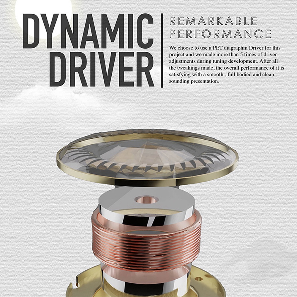 Tai Nghe Nhét Tai FAAEAL TANGZU WAN ER SG 10mm Âm Thanh HIFI N52 Chất Lượng Cao