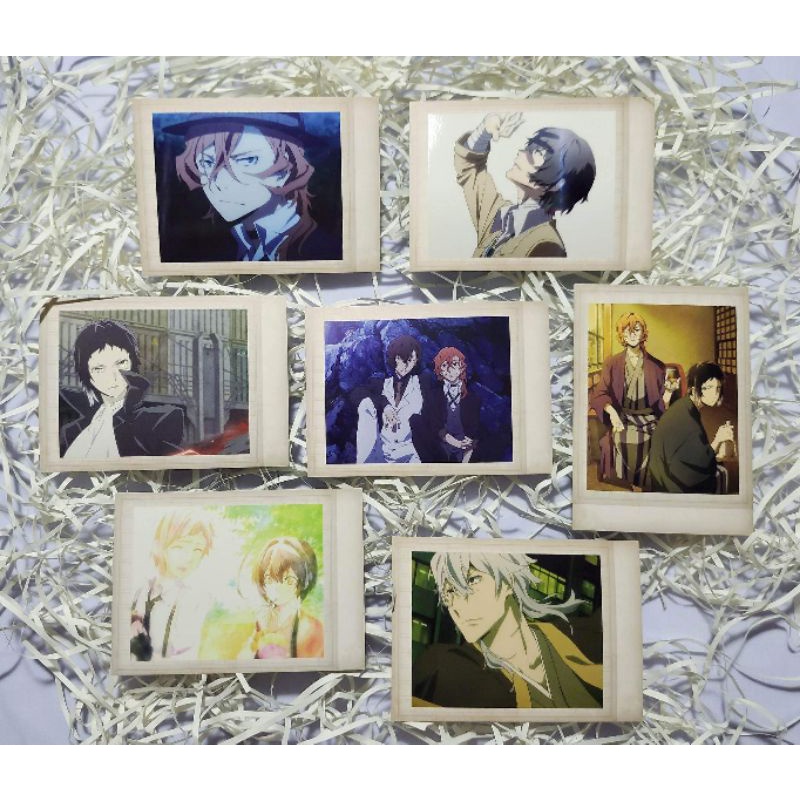 Card pola Bungou stray dogs ver1, ver2 - Dazai Osamu, Chuuya Nakahara, Nakajima Atsushi