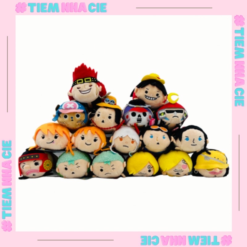 Gấu bông 9cm mugimugi OP One Piece Đảo Hải Tặc chính hãng Nhật Bản
