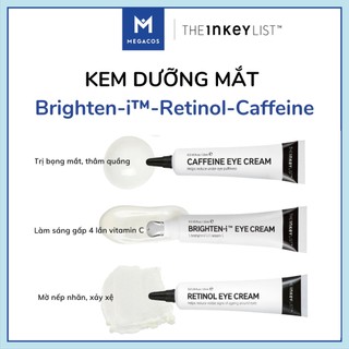 Kem dưỡng mắt The INKEY List Brighten-i Retinol Caffein Eye Cream 15ml (Bill Anh)