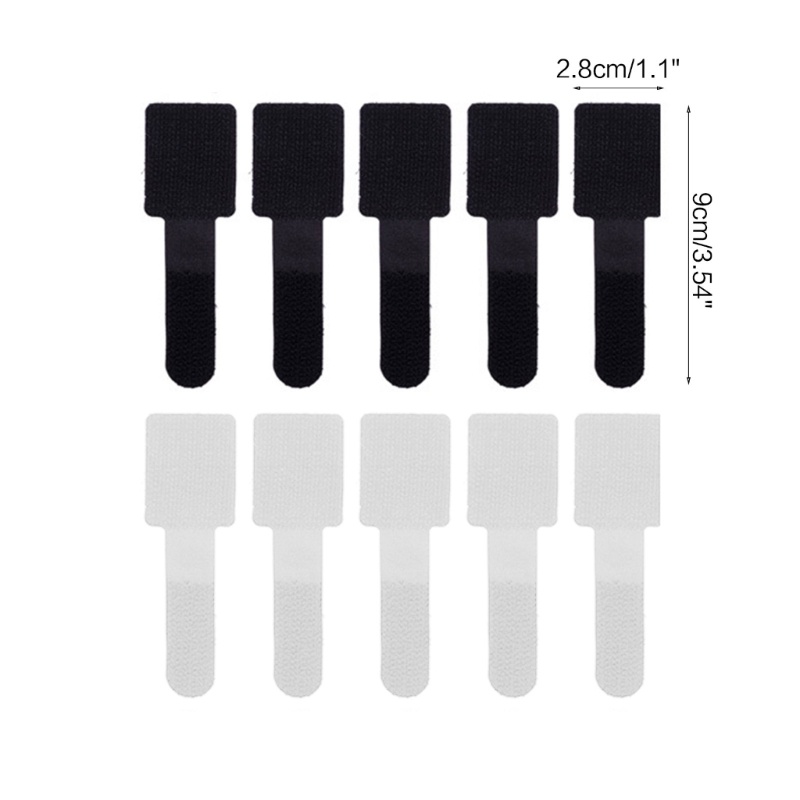 Set 10 Giá Đỡ Dây Cáp Dán Tường Tiện Lợi