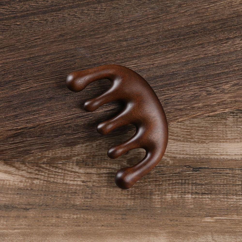 Lược Gỗ Đàn Hương Mát Xa Da Đầu Di Động Tiện Dụng Cho Spa / Gua Sha