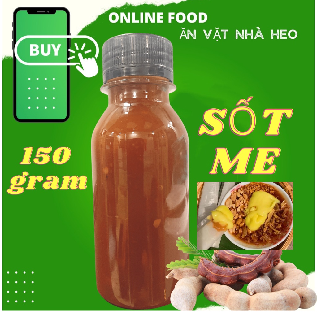 SỐT ME 150G ĂN KÈM BÁNH TRÁNG ,CHẤM CÁC LOẠI HẢI SẢN KHÔ.