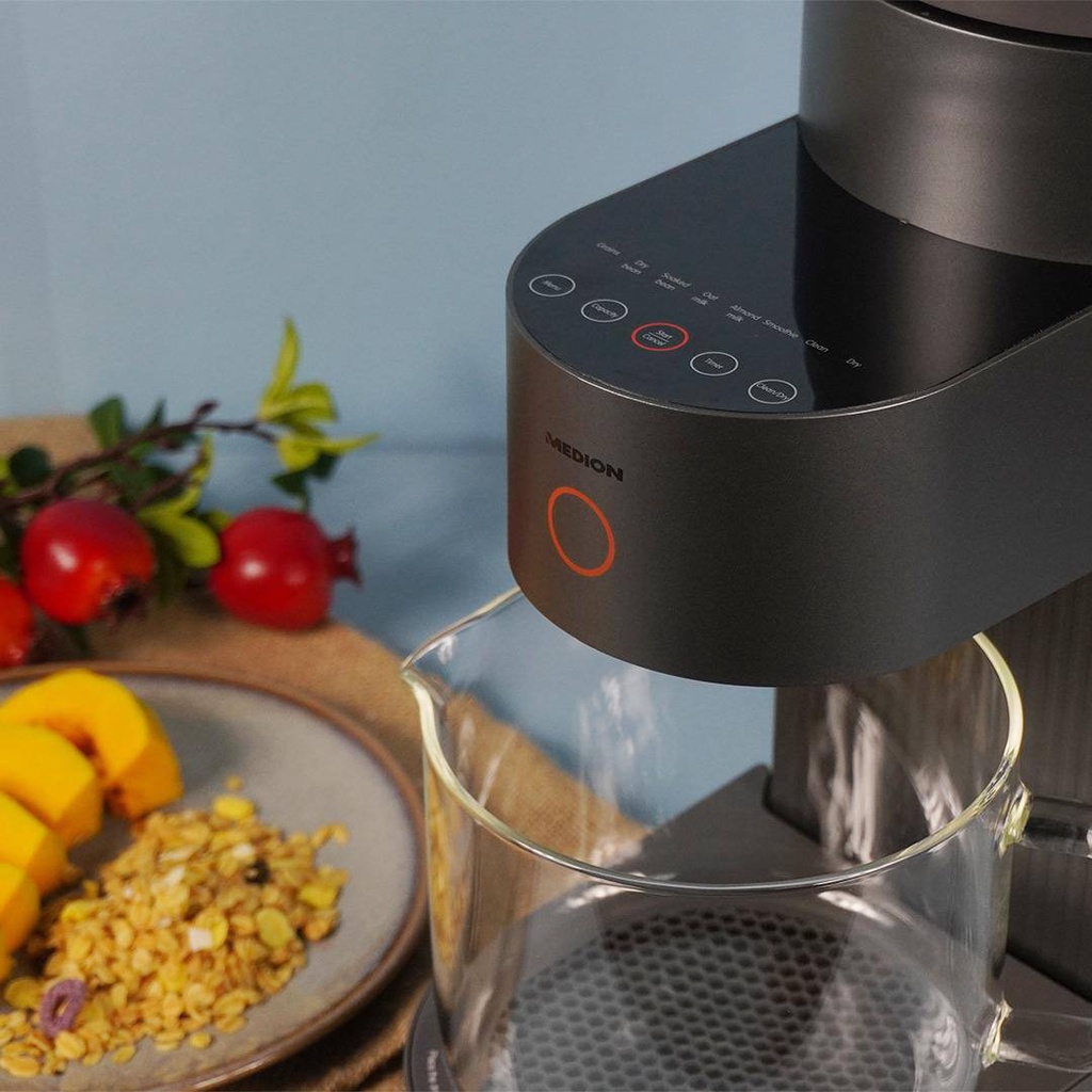 Máy làm sữa hạt Medion MD11200 Máy xay nấu sữa hạt Medion mẫu mới nhất T8/2022 với 8 chức năng tự động
