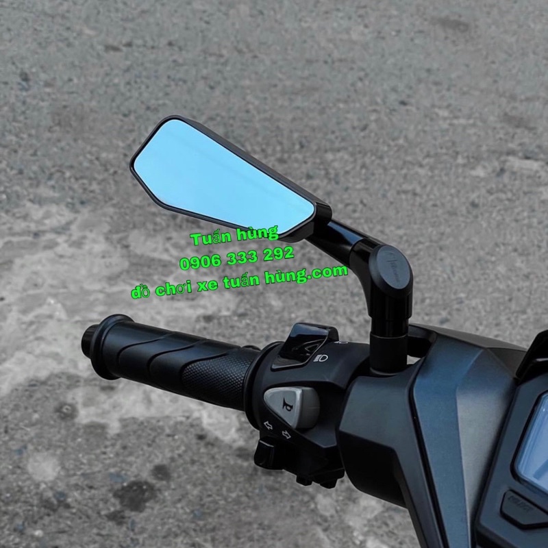 Kính chiếu hậu 744  gắn xe máy - gương xe máy - đồ chơi xe máy