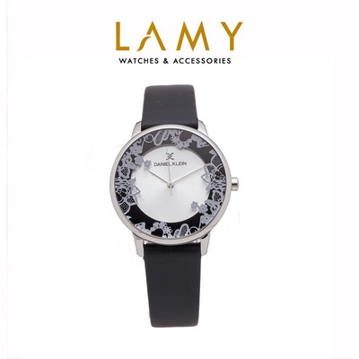 Đồng hồ Nữ Daniel Klein Floral Motifs Black Ladies DK.1.12552.1