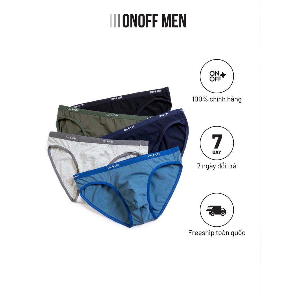 Combo 2 quần lót nam dáng tam giác chất liệu cotton mềm mịn thoáng mát -18UQ23A240
