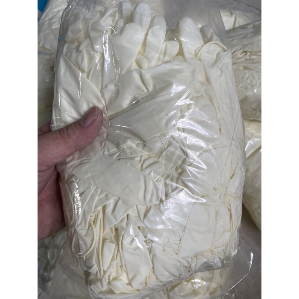Găng tay y tế | 1kg gang tay y tế latex 160-200 chiếc có bột không bột