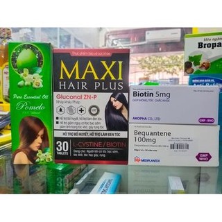 Combo viên uống, xịt kích thích mọc tóc, tóc chắc khỏe